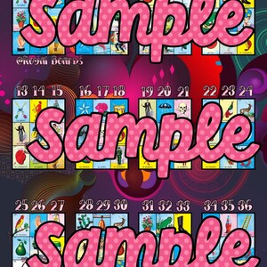 Tableros de Lotería