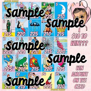 Tableros de Lotería