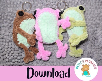Crochet Baby Froggy Keychain Pattern For Frog Lovers