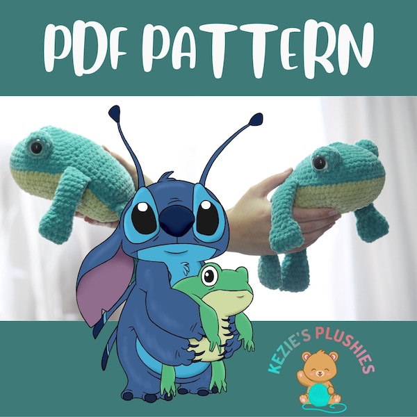 Flappy Froggy Pattern Stitch Inspired