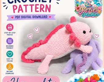 Flappy Axolotl Pattern