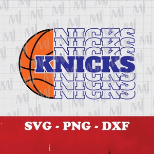 Knicks Basketball SVG, Miłośnik drużyny Knicks, Koszulka Knicks, Mama koszykarza, Tata koszykarza, Cricut, Prezent z cytatem koszykówki, Pobieranie cyfrowe