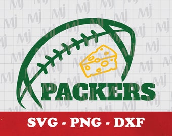 Packers Fußball SVG: Lustige Fußball Saison Clipart (Digitaler Download)