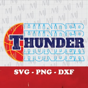 Thunder Basketball svg, Thunder Team lover, Thunder Shirt, Basketball Mom, Basketball Dad, Cricut, Basketball quote Gift, Digital download
