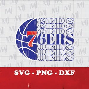 76ers Basketball SVG: Philadelphia Team Design (Digital Download)