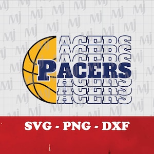 Pacers Basketball SVG: Team Lover Shirt Design (Digital Download)