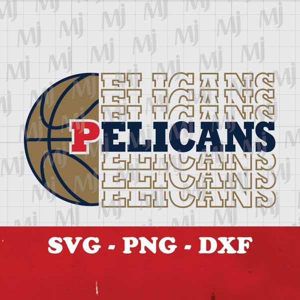 Pelicans Basketball SVG, Pelicans Team svg, Pelicans Shirt, Basketball Mom, Basketball Dad, Cricut, Basketball quote Gift, Digital download