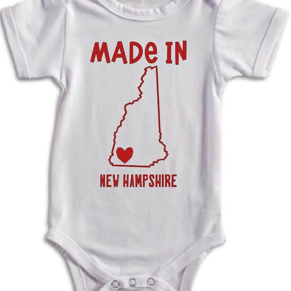 New Hampshire Baby Onesie