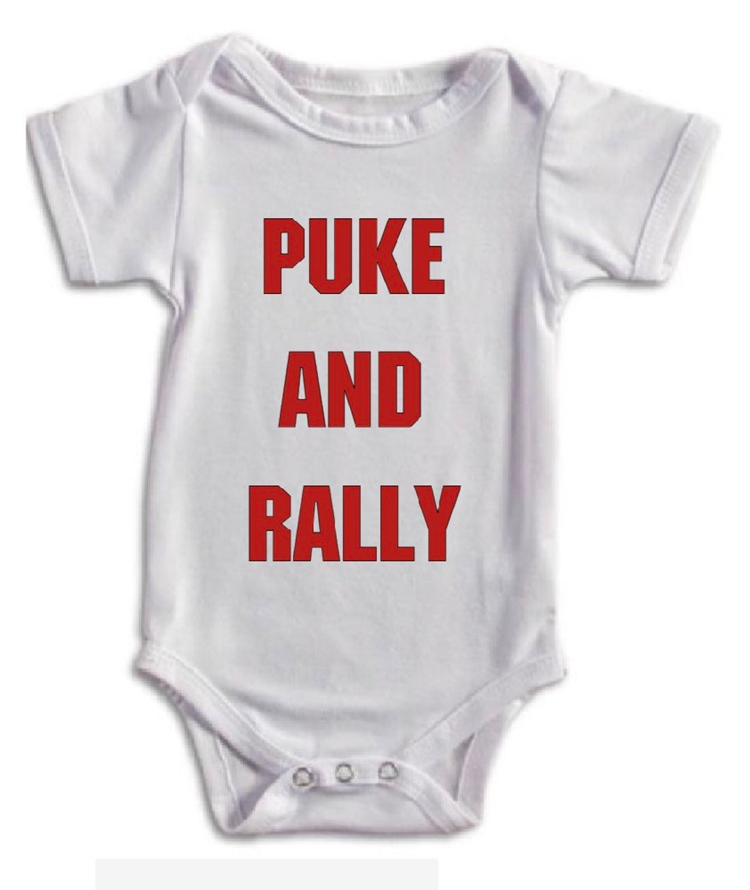 Puke and Rally Baby Bodysuit Onesie - Etsy