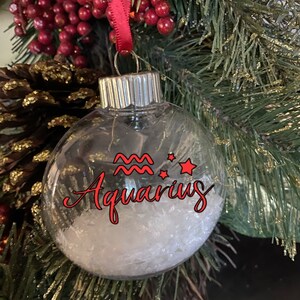 Aquarius Christmas Ornament