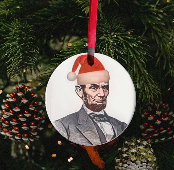 Ornament - Black - Abe Lincoln Ornament - Black - Abe Lincoln