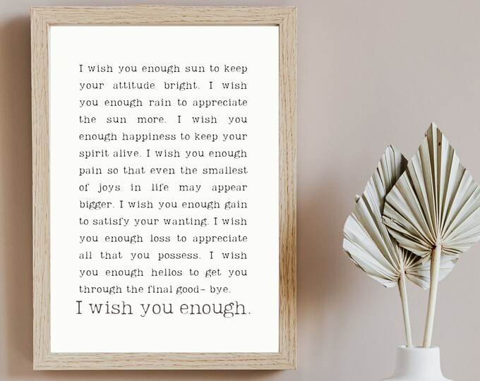 I Wish Art Print 5 X 7 - Etsy