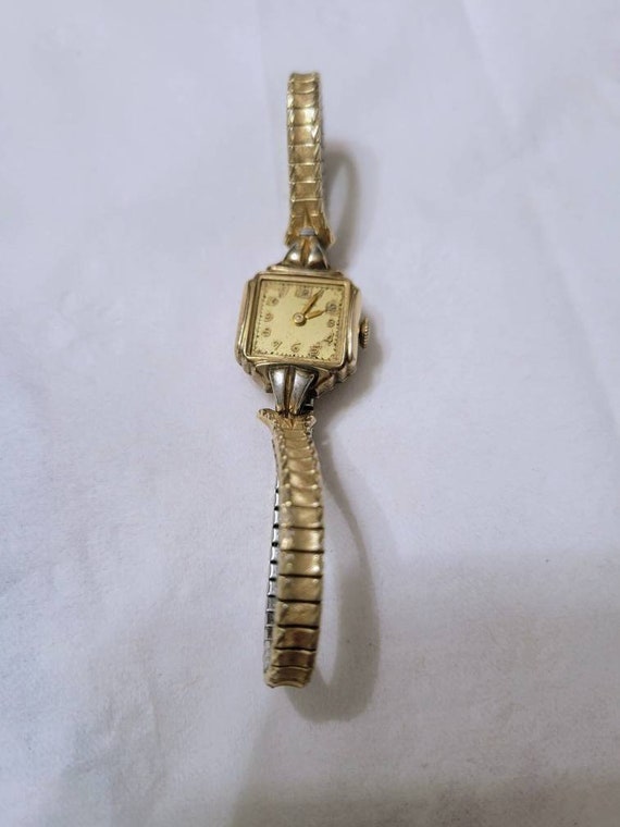 Jewlery Wittnauer Swiss Ladies Gold filled wristw… - image 1