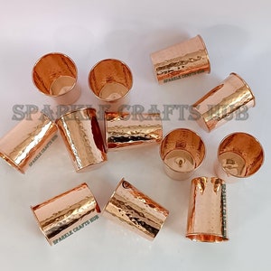 Handcrafted Pure Copper Glass | Ayurvedic Drinkware | Vintage Water Tumbler | Copper Cup for Detox | Indian Copper Glass Ayurvedic Benefits
