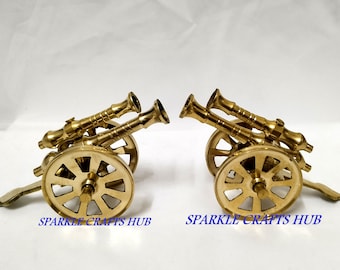 Vintage Brass Canon, Home Decor, Antique Vintage, Indian Brass Canon, Showpiece, Home Decor Statue Figurine, Office Decor Gifts, Table Decor
