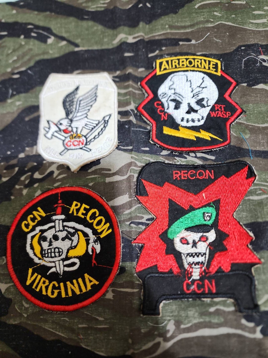 Vietnam War MACV SOG CCN Recon Team Set 10 Green Beret Phoenix Program ...