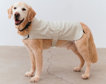 Dog Raincoat - Water Resistant - Snow White