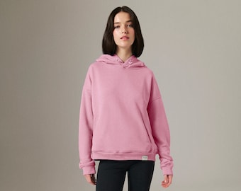 Soft Cotton Hoodie - Bubblegum