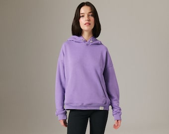 Lilac Soft Cotton Hoodie