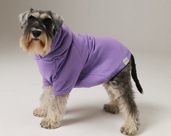 Dog Hoodie - Soft Cotton - Lilac