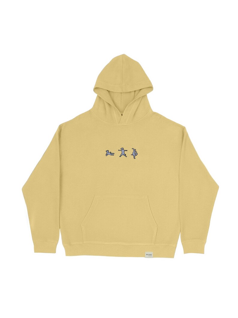 Dog & Human Matching Soft Cotton Hoodies, Matching Set For You and Your Pet, Matching Pet and Owner Set Yellow image 5