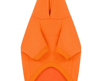 Kapuzenpullover für Hunde – Orange