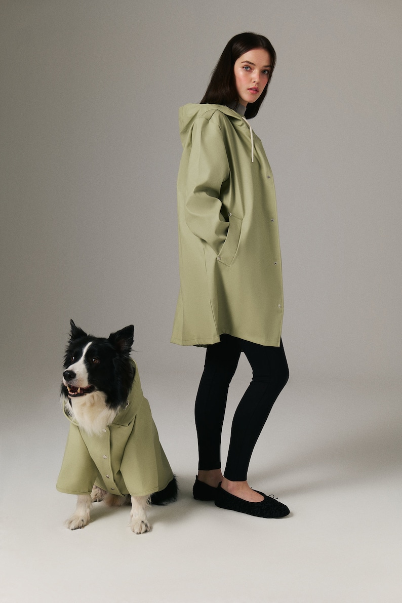 Dog & Human Matching Raincoat, Matching Set For You and Your Pet, Matching Pet and Owner Set, Pet Owner Dog Lover Gift image 2