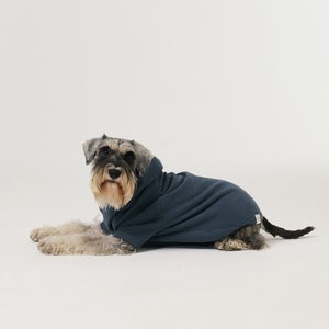 Dog Hoodie Organic Soft Cotton Blue image 7