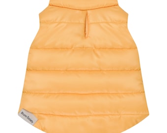 Gilet imbottito per cani - Giallo