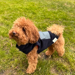 Dog Polar Vest Organic Soft Cotton Navy image 8