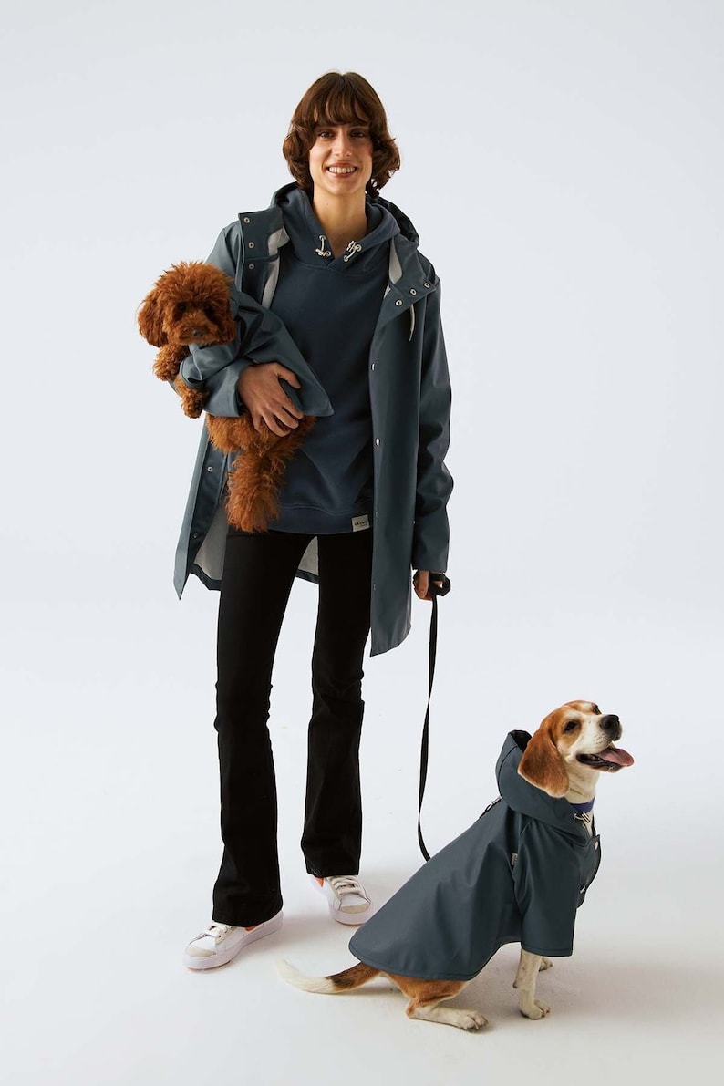 Dog & Human Matching Raincoat, Matching Set For You and Your Pet, Matching Pet and Owner Set, Pet Owner Dog Lover Gift image 2