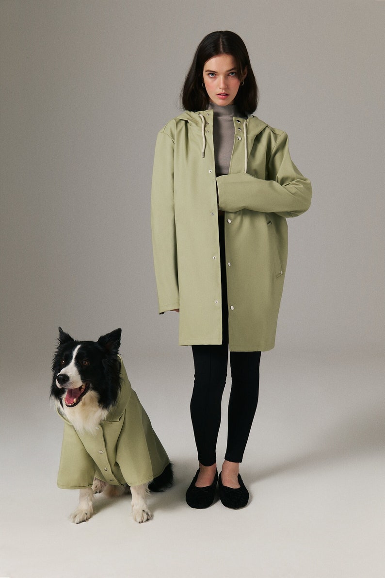 Dog & Human Matching Raincoat, Matching Set For You and Your Pet, Matching Pet and Owner Set, Pet Owner Dog Lover Gift image 1