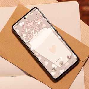 Coffee Lover Phone Wallpaper | Cozy Aesthetic Digital Background Download