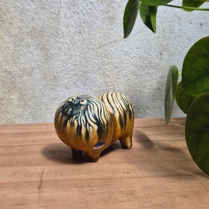 Gustavsberg Pekingese Pekinges Kennel Series Retro 1960s Mid Century Studio Ceramic Design by Lisa Larson.