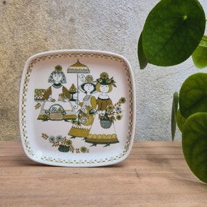 Figgjo Flint Noorwegen markt 6&quot; bordontwerp door Turi Gramstad.