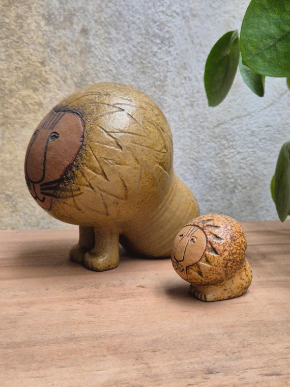 Lisa Larson Gustavsberg Lion: Swedish Mid-century Ceramic Figurine