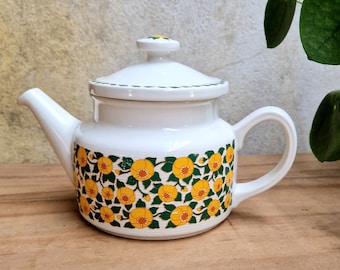 Egersunds Fayancefabriks Co Napoli Teapot Made in Norway Design by Grete Rønning.