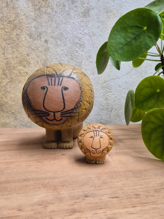Lisa Larson Gustavsberg Lion: Swedish Mid-century Ceramic Figurine