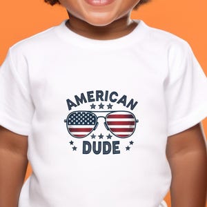 American Dude Toddler T-Shirt, 4th of July Toddler Shirt, 4th of July Shirt, Boys Fourth of July Shirt, Independence Day Shirt, Kids Shirt