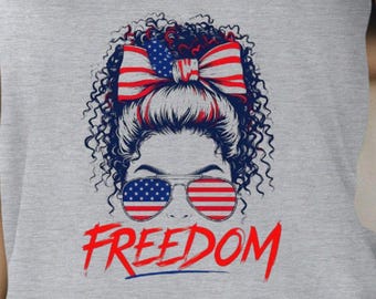 America Tank Top, America Woman Tank, 4th of July Tank, Stars and Stripes Graphic Tank, Red White and Blue Tank, Fourth of July Tank