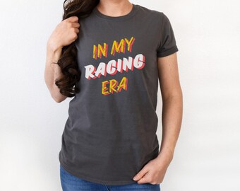 In My Racing Era Unisex Heavy Cotton Tee, Drag Racing T-Shirt, Drag Racing Gift, Fast Cars T-Shirt, Racing Era T-Shirt, Funny Racing Shirt