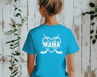Hockey Mama Shirt, Mother's Day Gift for Hockey Mama, Gift for Hockey Lover, Mom Shirt, Hockey Season Mom Gift, Cute Hockey Shirt