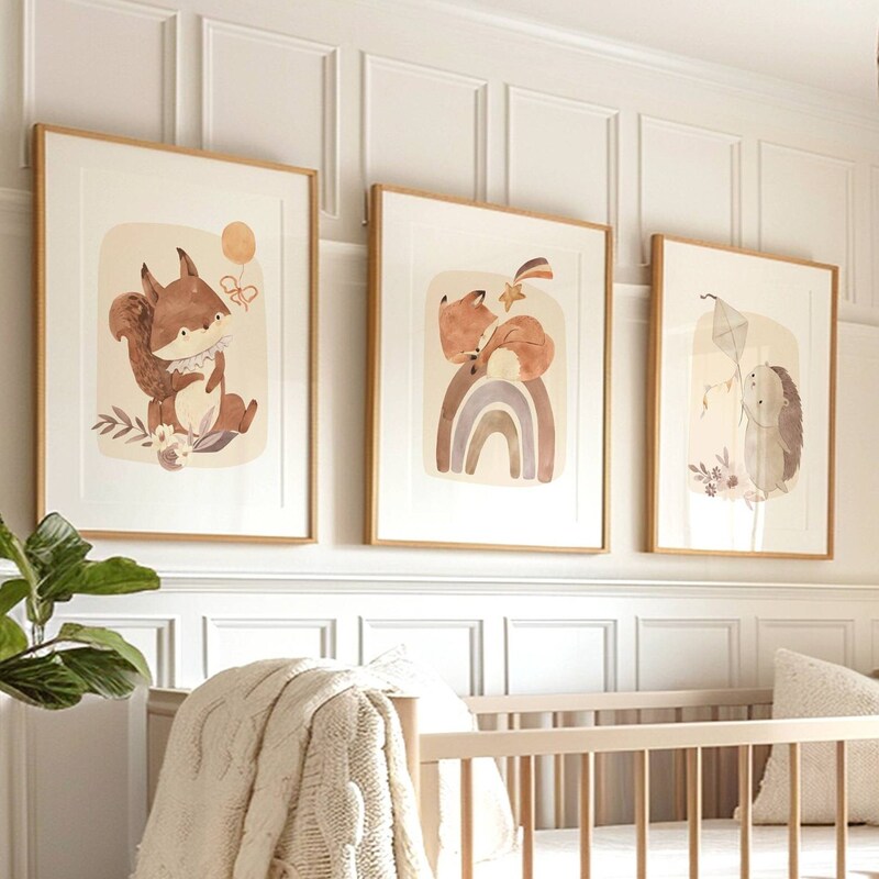 Boho Nursery Wall Art Etsy — free download