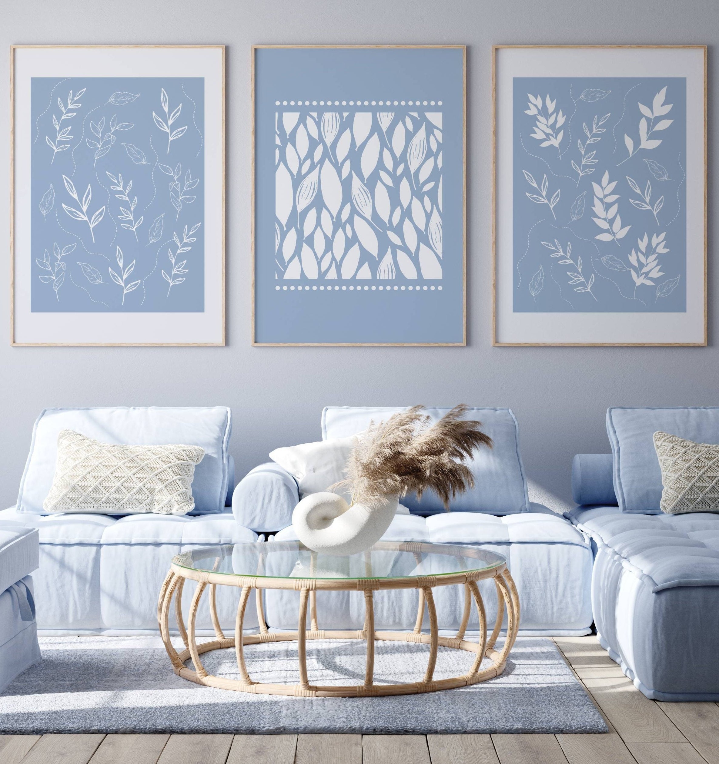 Blue Bedroom Art Etsy UK