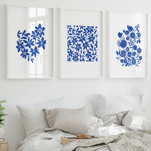 Blue Bedroom Decor - Etsy