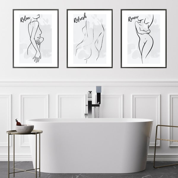 BATHROOM PICTURES Etsy UK