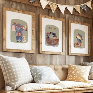 Impressões de berçário pirata, decoração de berçário verde, decoração de quarto de criança, arte de parede de berçário pirata, berçário de bebê novo, quarto de menino, decoração de sala de jogos