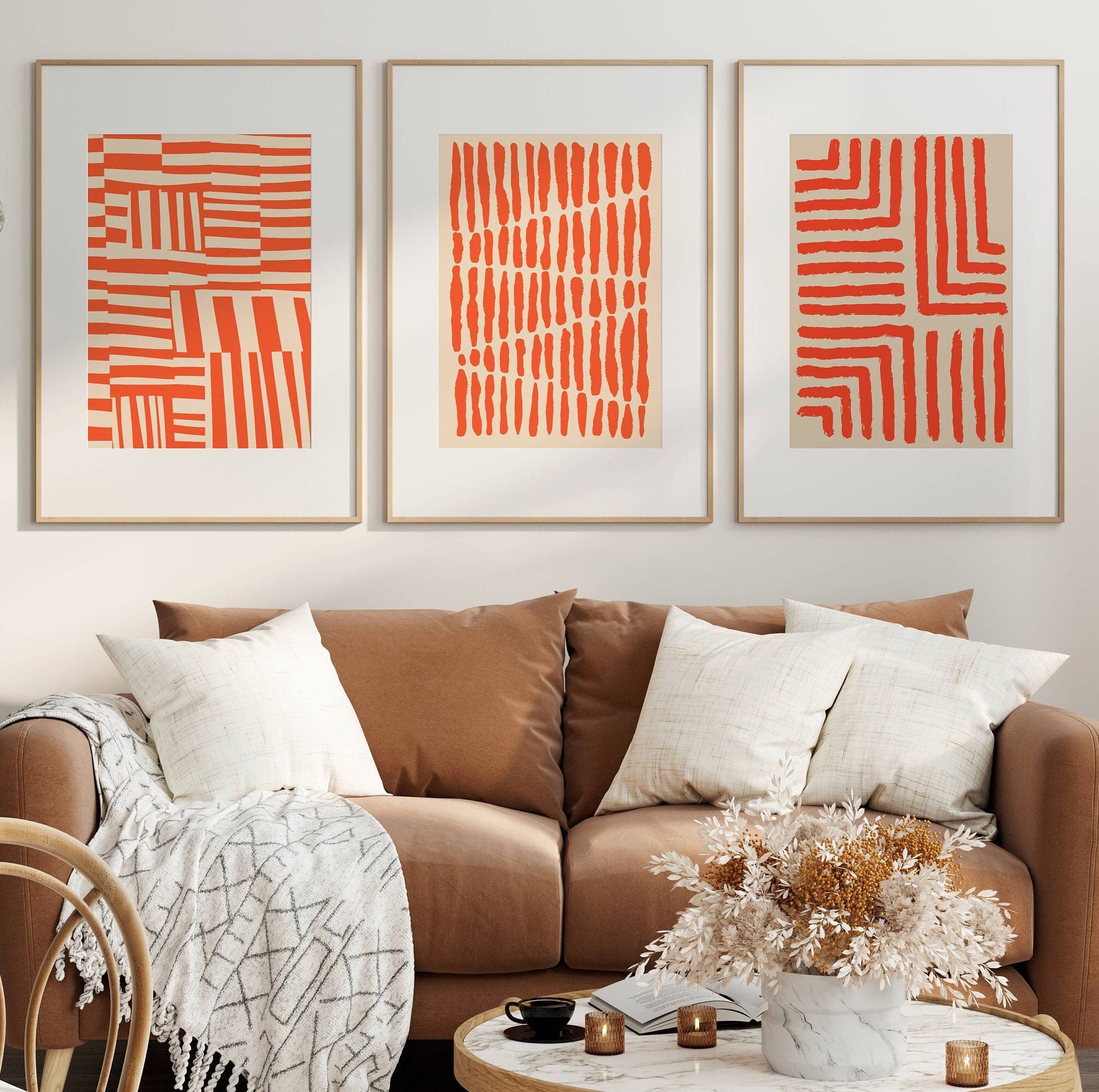 Orange Wall Art, Autumn Home Decor, Orange Prints, Abstract Orange Wall Art, Autumn Home Decor, Orange Prints, Abstract