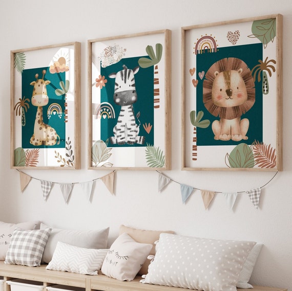 King of the JUNGLE Wall Lettering Nursery/playroom Decor 