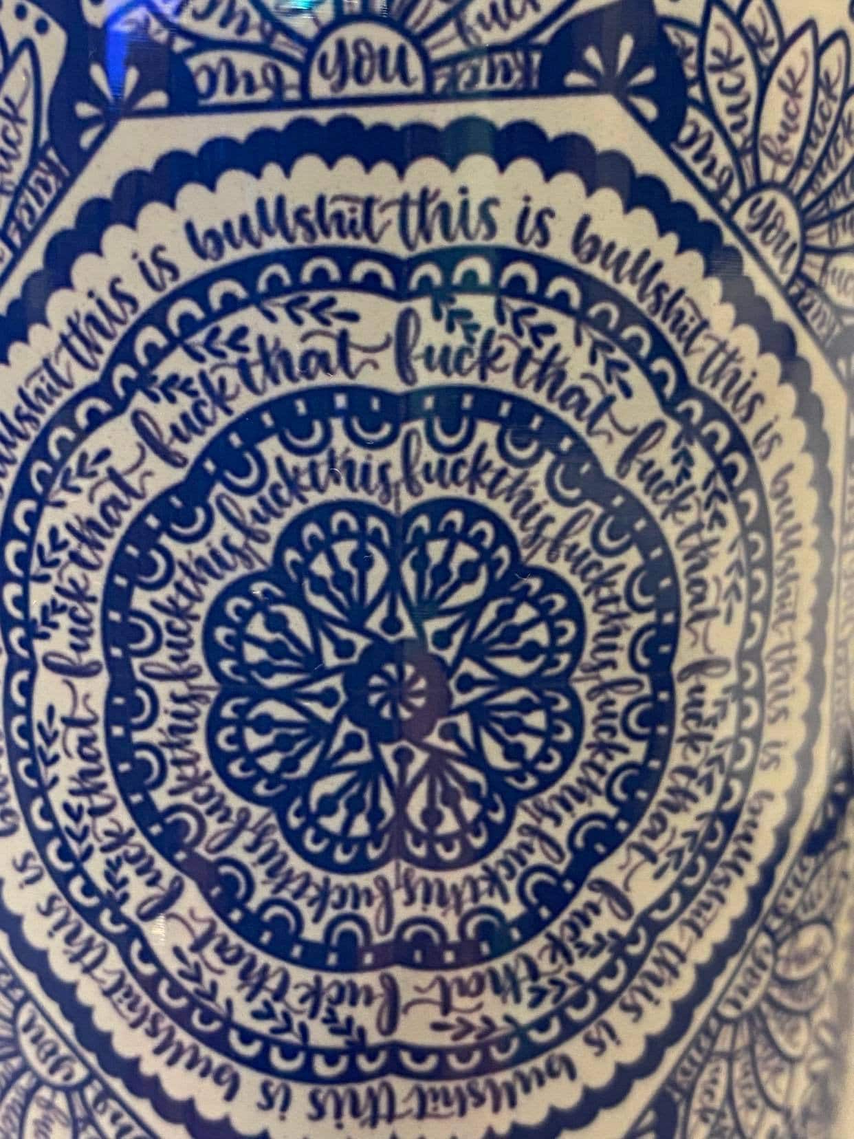 Tumble Sublimation Hidden Cuss Words Adult - Etsy